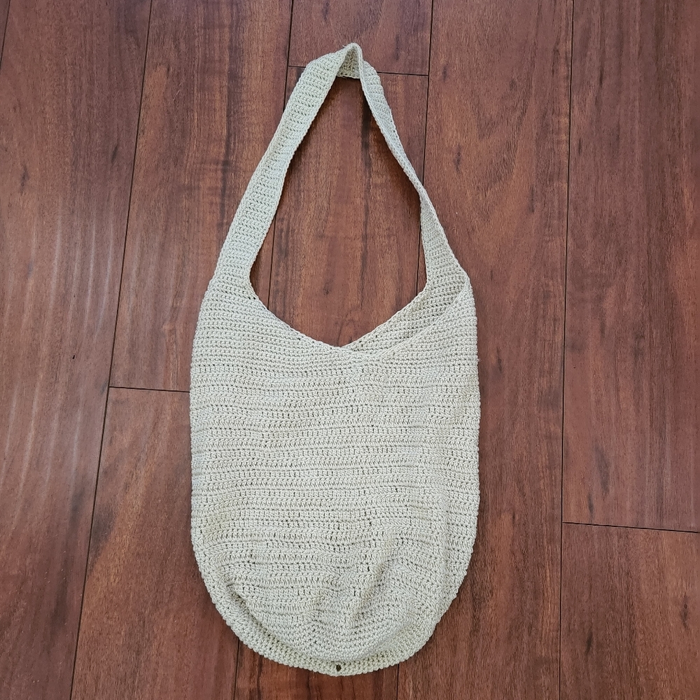WOVEN SATCHEL MORGAN TAYLOR STUDIO IN CREAM COLOR